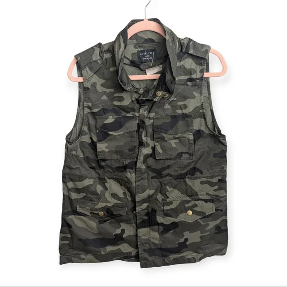 Love Tree Camo Vest Size Large NWT - Picture 14 of 14